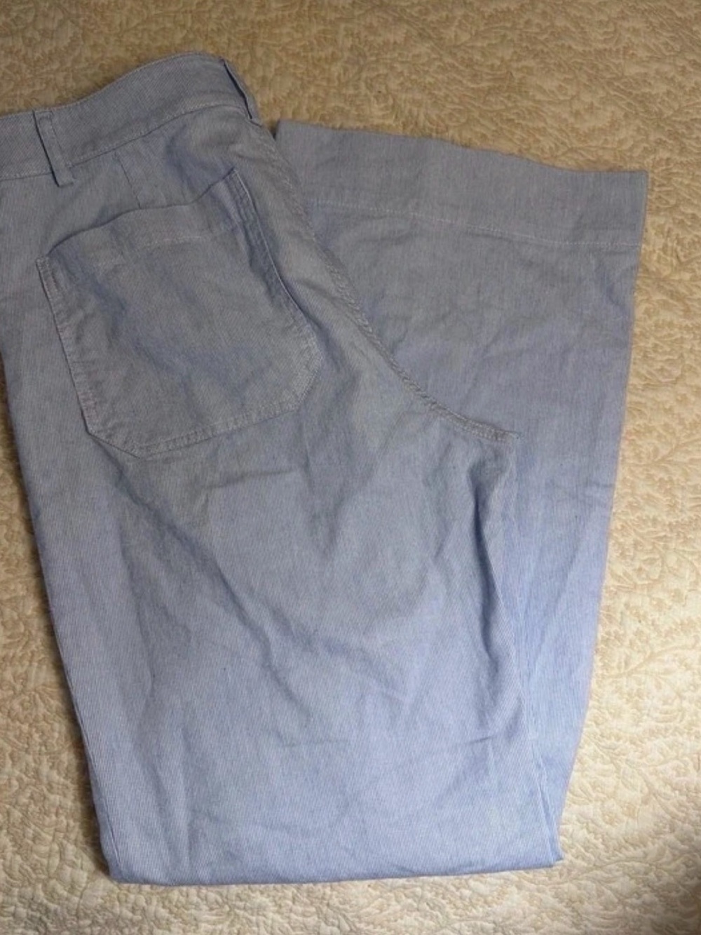 J. Crew Pale Blue Boot-Cut Chinos